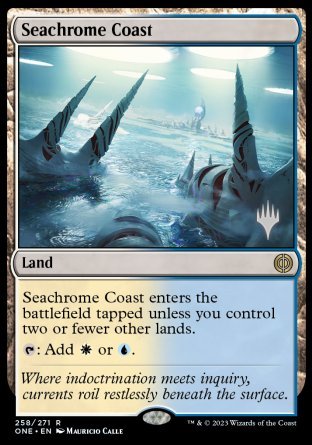 Seachrome Coast (Promo Pack) [Phyrexia: All Will Be One Promos] | Tabernacle Games