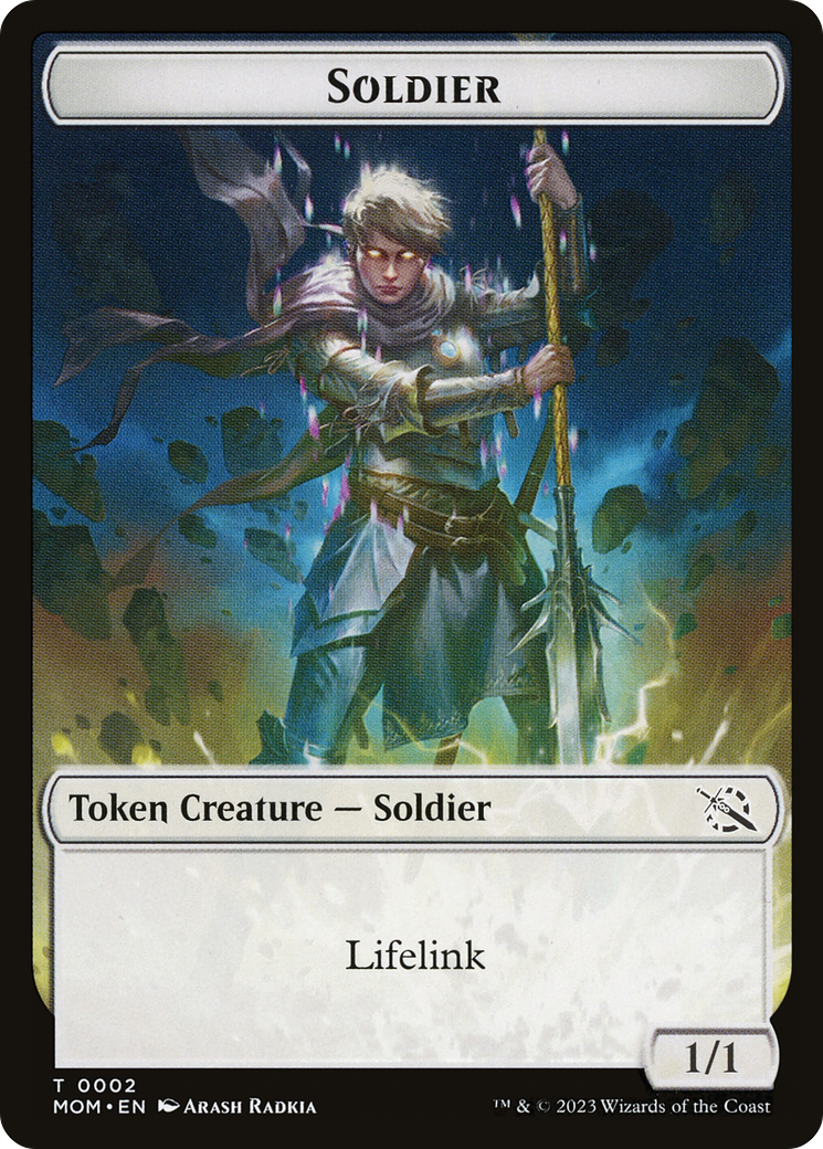 Soldier // Kraken Double-Sided Token [March of the Machine Tokens] | Tabernacle Games