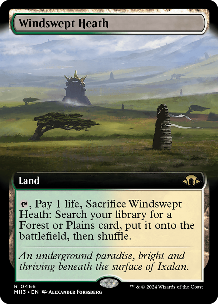 Windswept Heath (Extended Art) [Modern Horizons 3] | Tabernacle Games