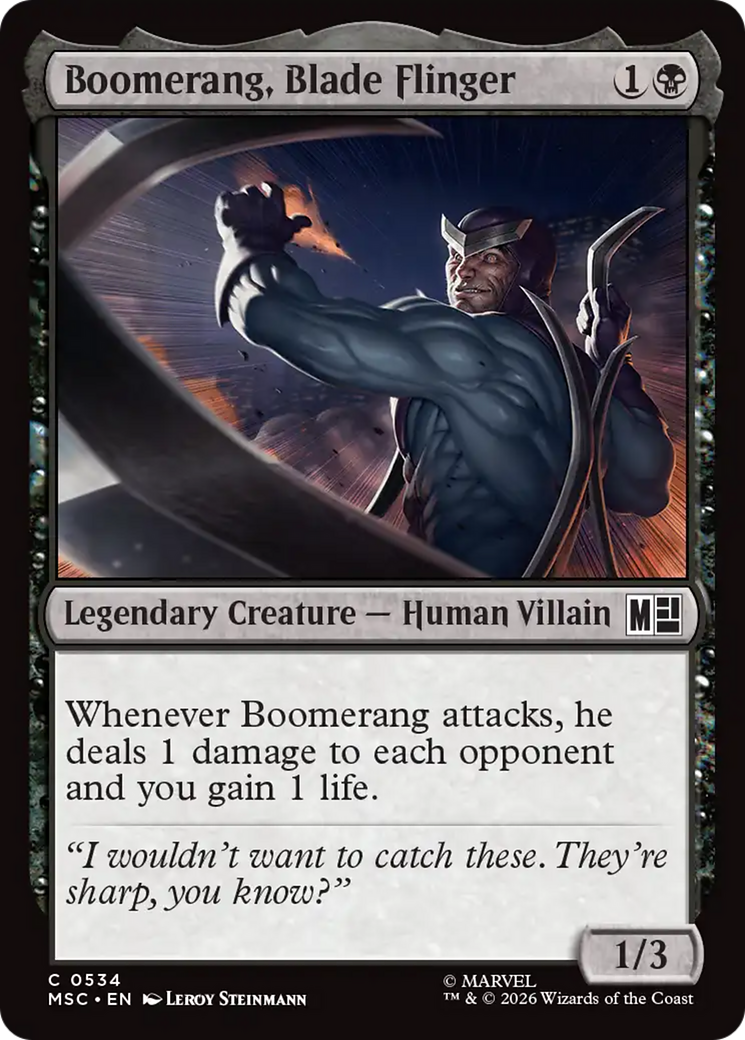 Boomerang, Blade Flinger [Marvel Super Heroes Commander] | Tabernacle Games