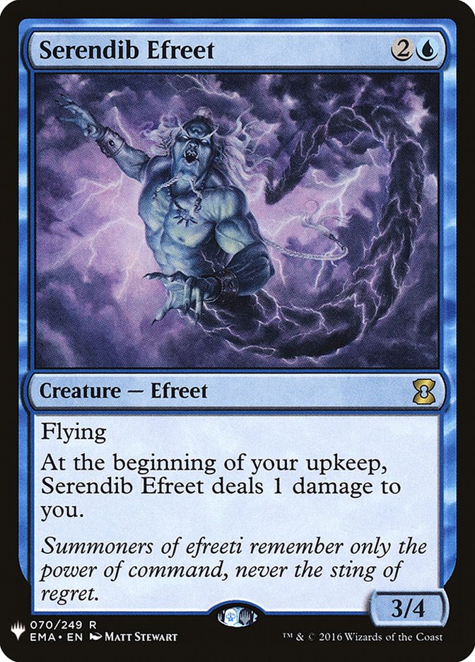 Serendib Efreet [Mystery Booster] | Tabernacle Games