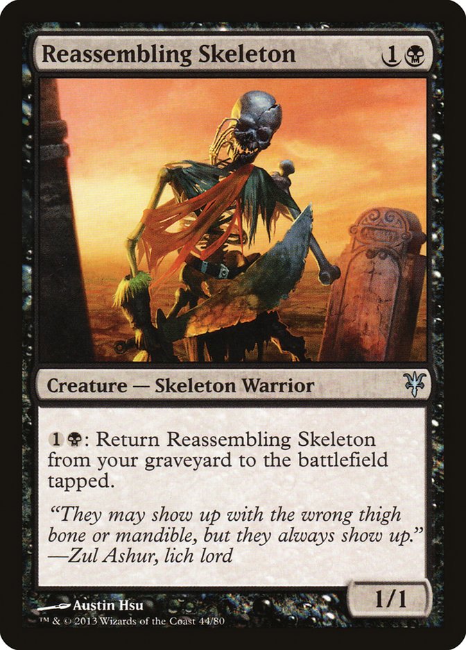 Reassembling Skeleton [Duel Decks: Sorin vs. Tibalt] | Tabernacle Games