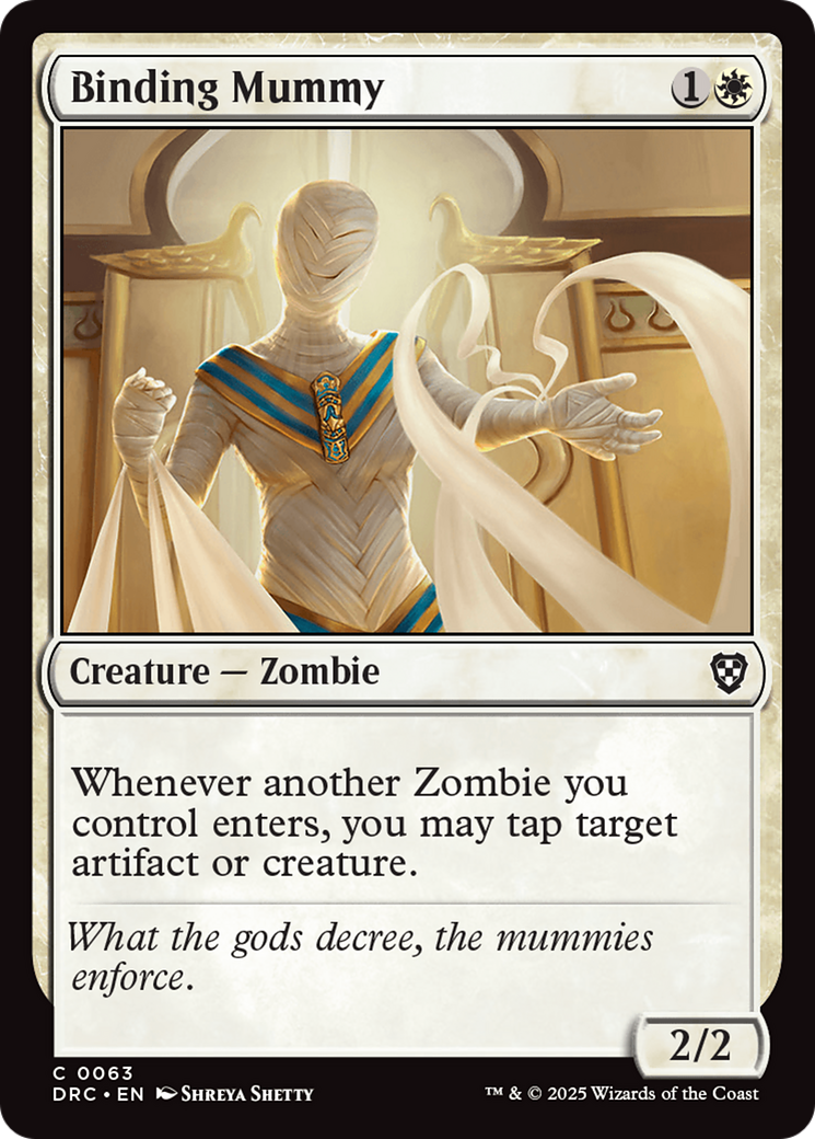 Binding Mummy [Aetherdrift Commander] | Tabernacle Games