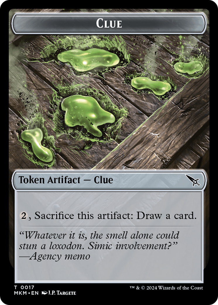 Thopter (0020) // Clue (0017) Double-Sided Token [Murders at Karlov Manor Tokens] | Tabernacle Games