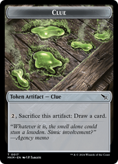 Thopter (0020) // Clue (0017) Double-Sided Token [Murders at Karlov Manor Tokens] | Tabernacle Games