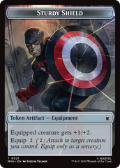 The Tiger God // Sturdy Shield Double-Sided Token [Marvel Super Heroes Tokens] | Tabernacle Games