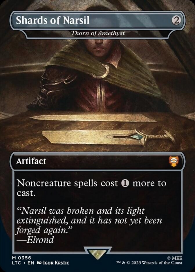 Thorn of Amethyst - Shards of Narsil [The Lord of the Rings: Tales of Middle-Earth Commander] | Tabernacle Games