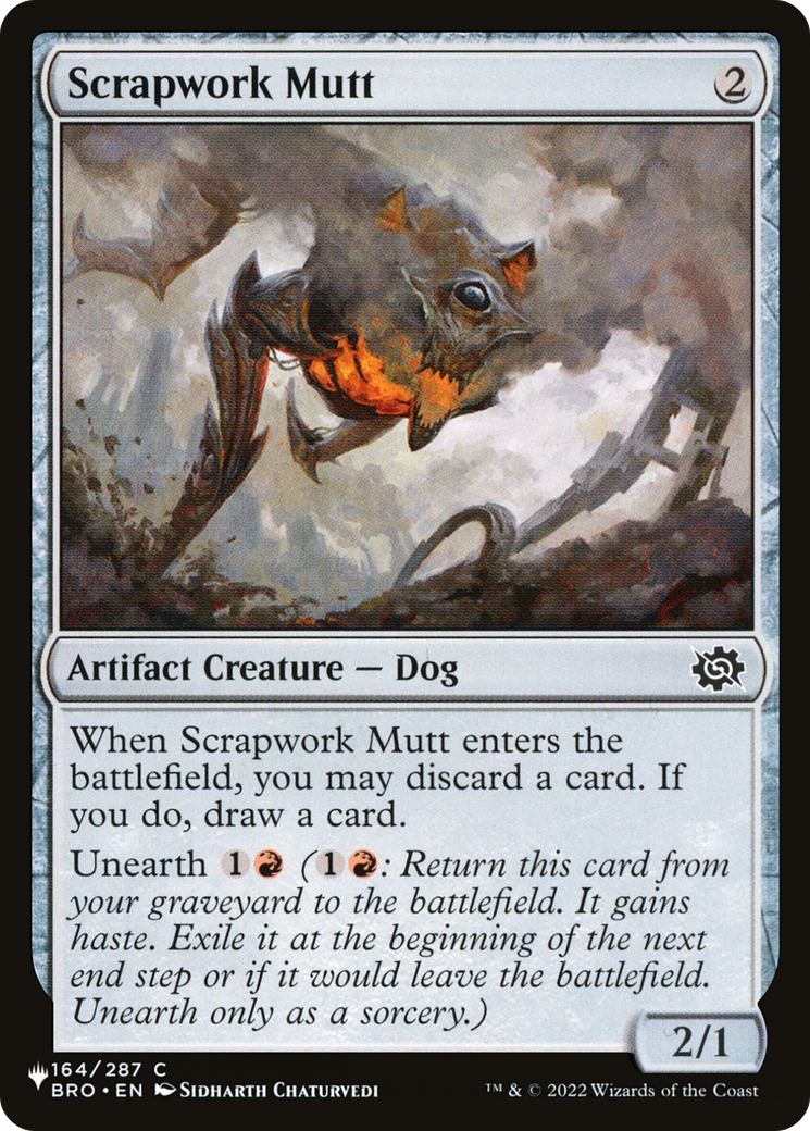 Scrapwork Mutt [The List] | Tabernacle Games