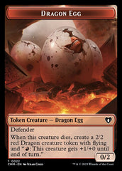 Eldrazi // Dragon Egg Double-Sided Token [Commander Masters Tokens] | Tabernacle Games