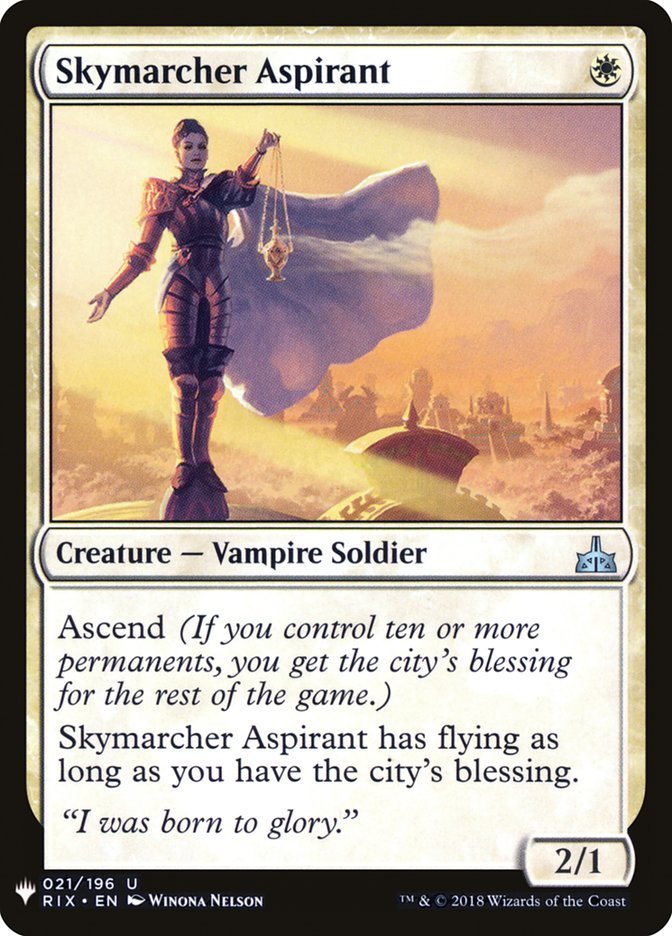 Skymarcher Aspirant [Mystery Booster] | Tabernacle Games