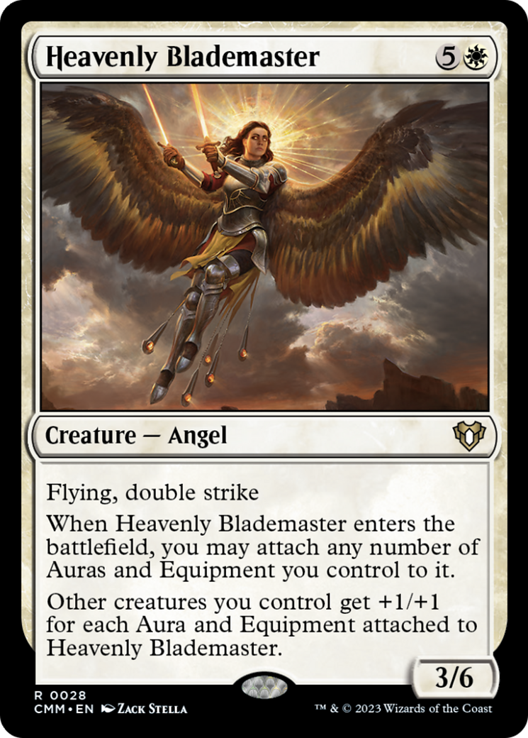 Heavenly Blademaster [Commander Masters] | Tabernacle Games