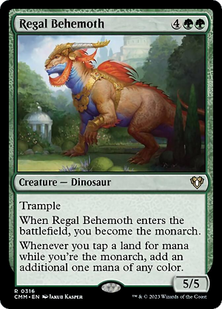 Regal Behemoth [Commander Masters] | Tabernacle Games