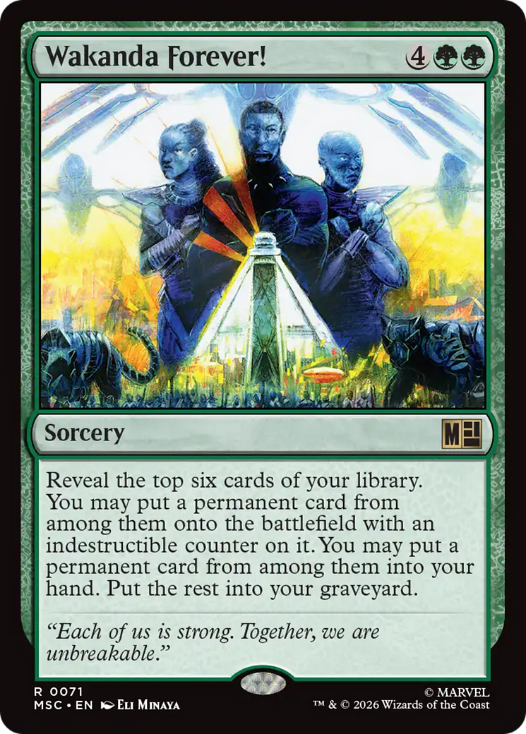 Wakanda Forever! [Marvel Super Heroes Commander] | Tabernacle Games