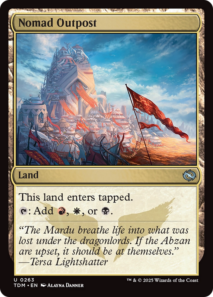 Nomad Outpost [Tarkir: Dragonstorm] | Tabernacle Games