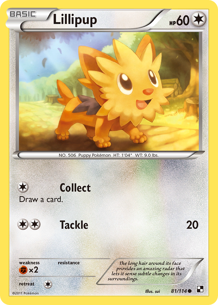 Lillipup (81/114) [Black & White: Base Set] | Tabernacle Games