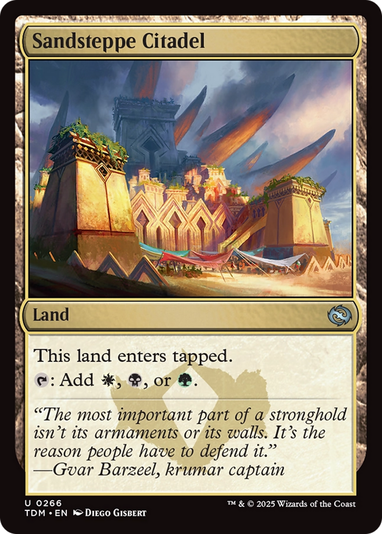 Sandsteppe Citadel [Tarkir: Dragonstorm] | Tabernacle Games