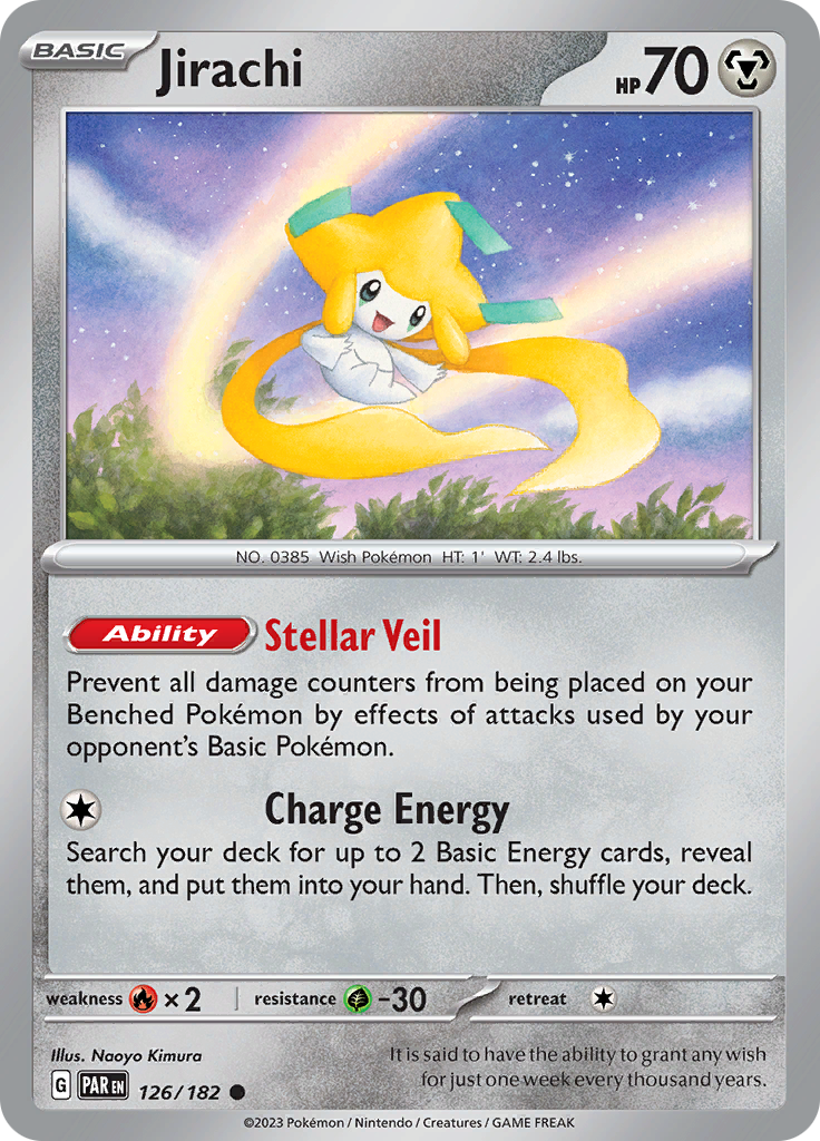 Jirachi (126/182) [Scarlet & Violet: Paradox Rift] | Tabernacle Games