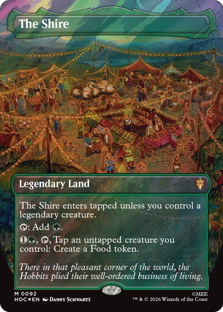 The Shire (Borderless) (Surge Foil) [The Hobbit: Eternal-Legal] | Tabernacle Games