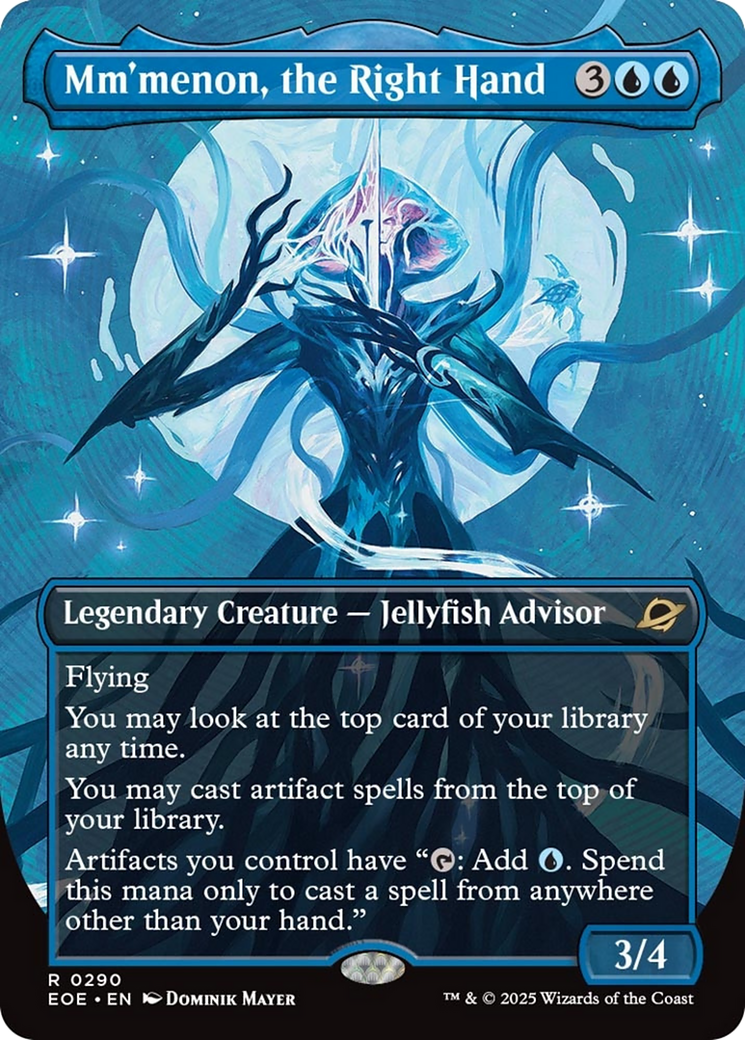 Mm'menon, the Right Hand (Borderless) [Edge of Eternities] | Tabernacle Games
