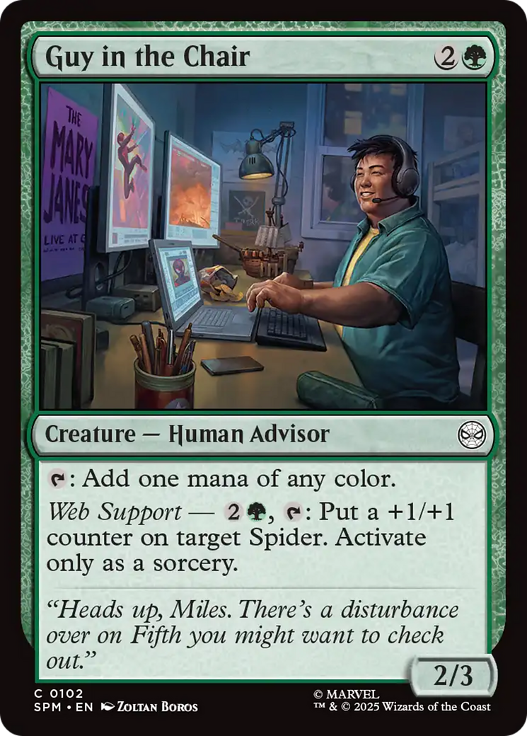 Guy in the Chair [Marvel's Spider-Man] | Tabernacle Games