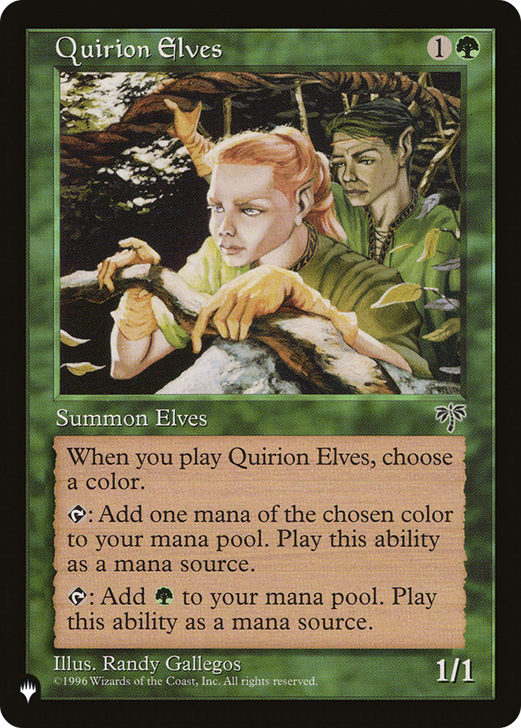 Quirion Elves [The List Reprints] | Tabernacle Games