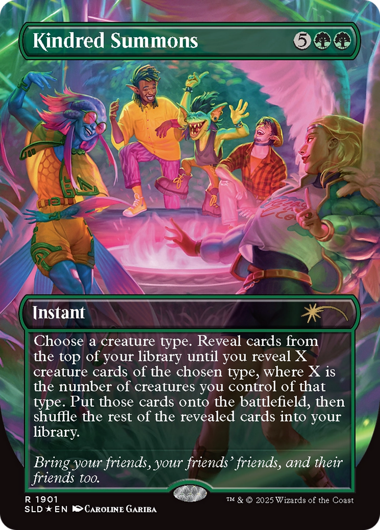 Kindred Summons (Double Rainbow Foil) [Secret Lair Drop Series] | Tabernacle Games