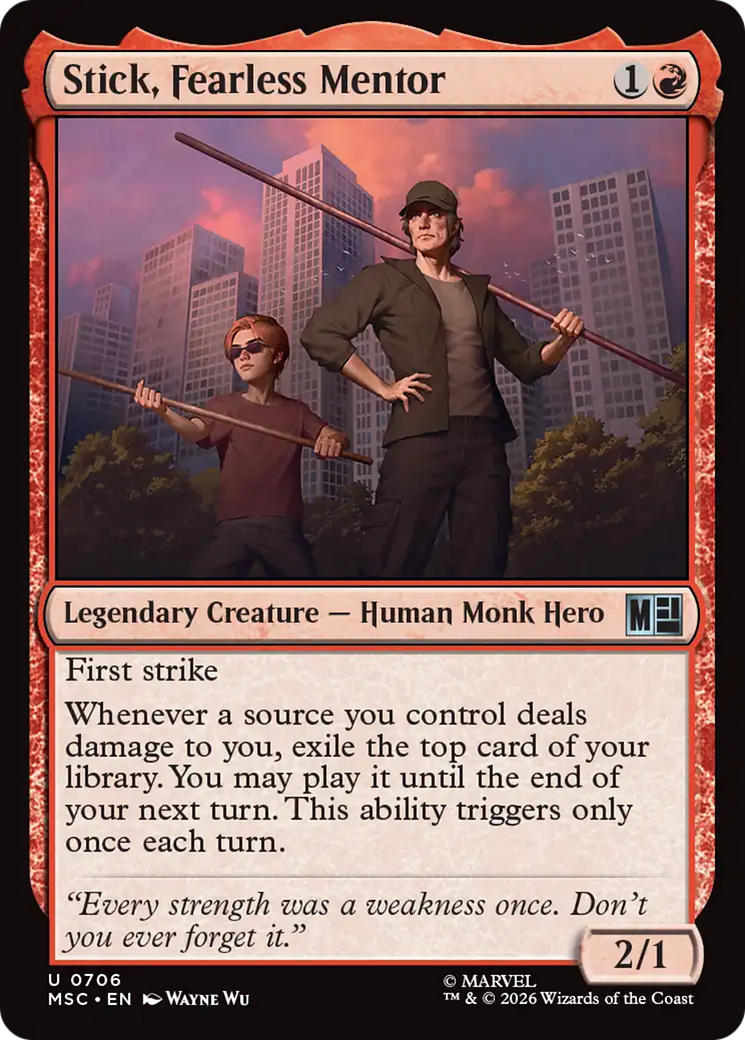 Stick, Fearless Mentor [Marvel Super Heroes Commander] | Tabernacle Games