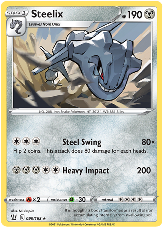 Steelix (099/163) [Sword & Shield: Battle Styles] | Tabernacle Games