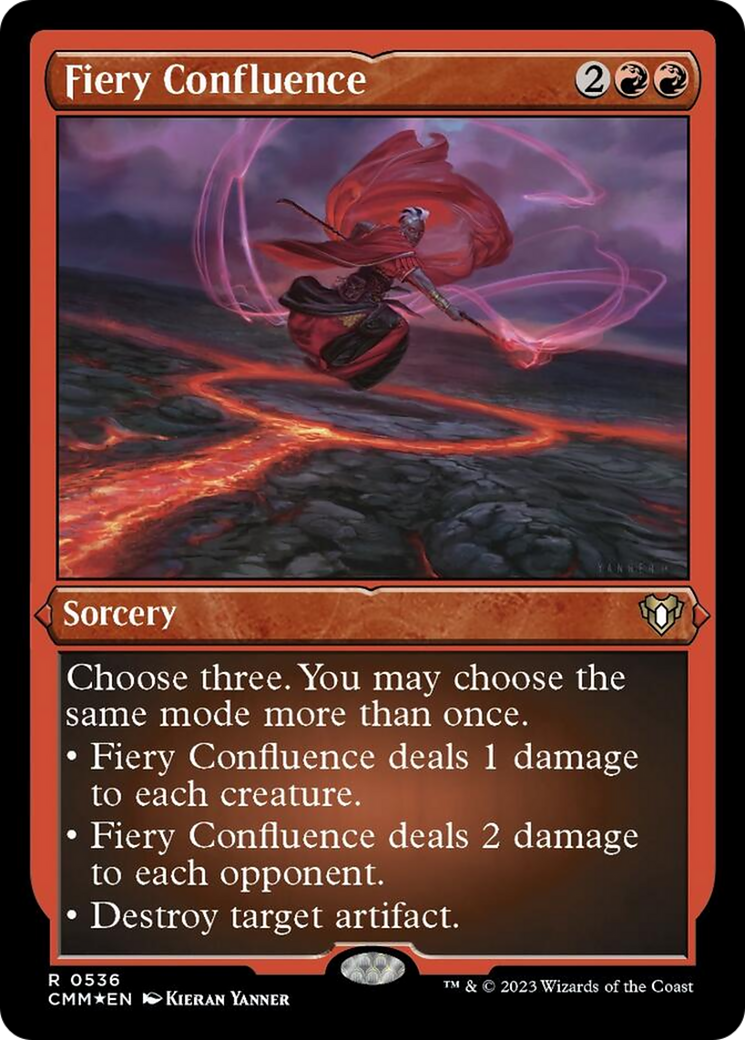 Fiery Confluence (Foil Etched) [Commander Masters] | Tabernacle Games