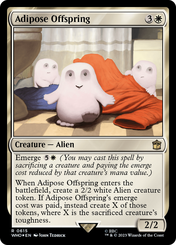 Adipose Offspring (Surge Foil) [Doctor Who] | Tabernacle Games