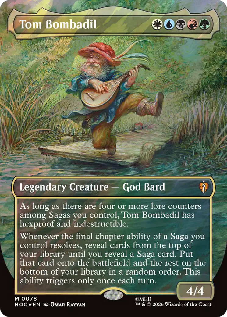 Tom Bombadil (Borderless) (Surge Foil) [The Hobbit: Eternal-Legal] | Tabernacle Games