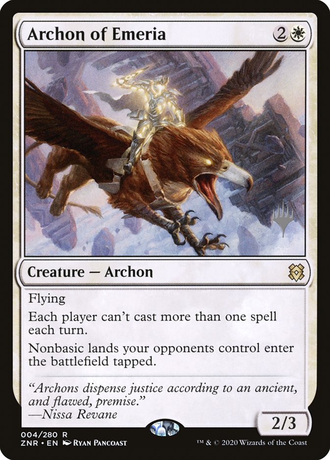 Archon of Emeria (Promo Pack) [Zendikar Rising Promos] | Tabernacle Games