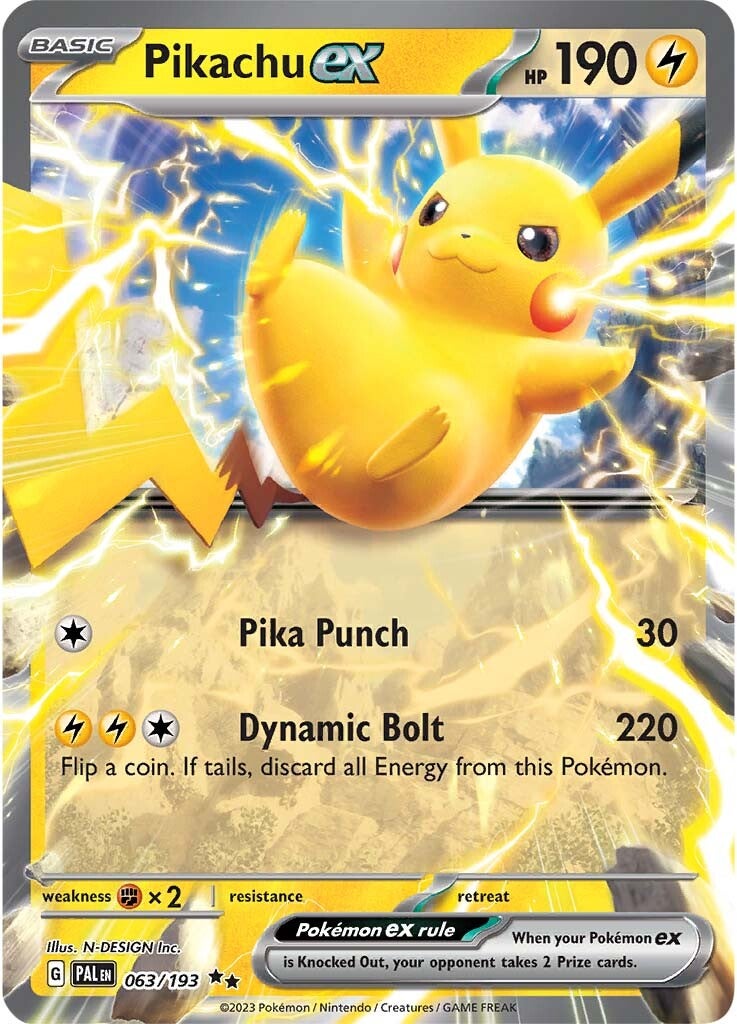 Pikachu ex (063/193) [Scarlet & Violet: Paldea Evolved] | Tabernacle Games