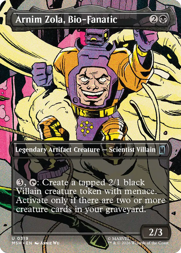 Arnim Zola, Bio-Fanatic (Borderless) [Marvel Super Heroes] | Tabernacle Games