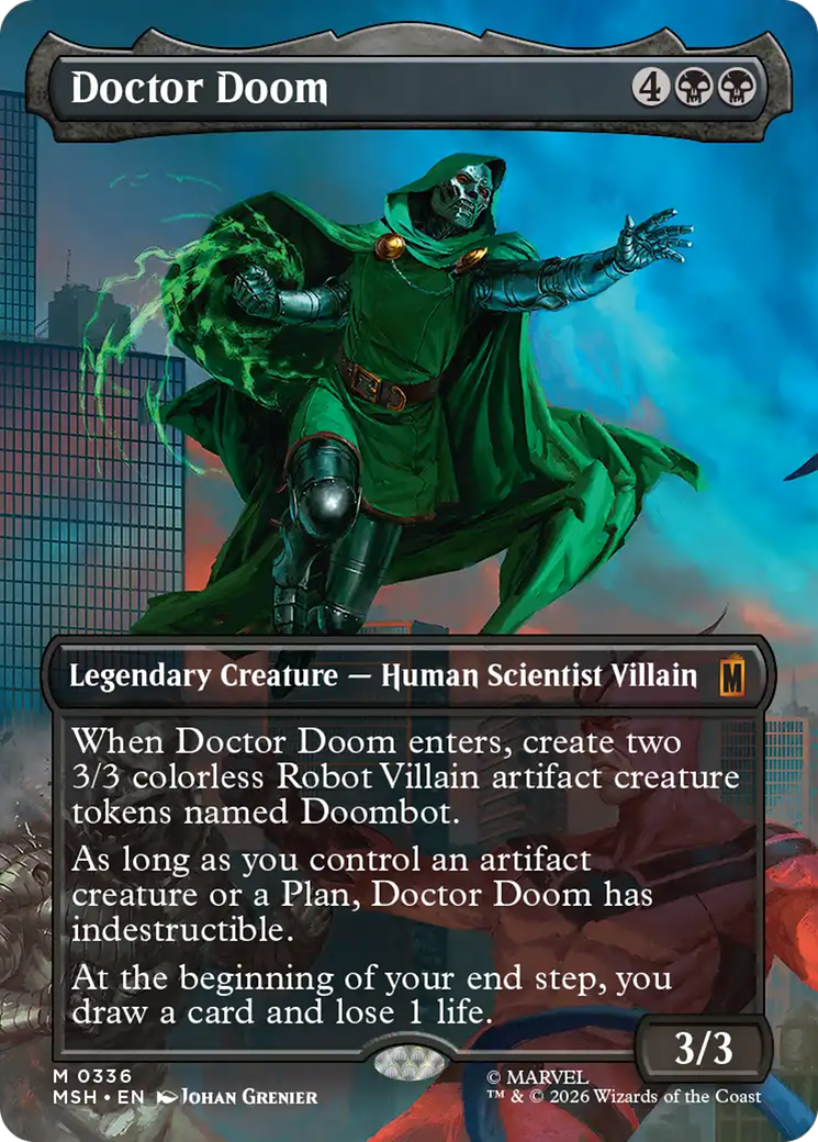 Doctor Doom (Borderless) (336) [Marvel Super Heroes] | Tabernacle Games