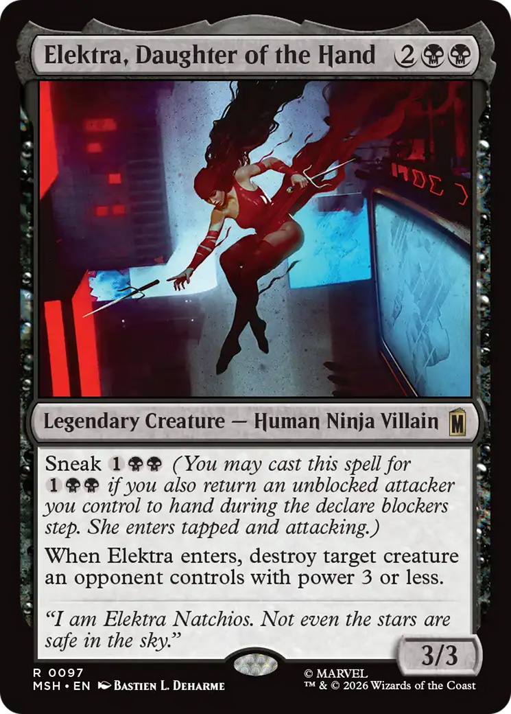 Elektra, Daughter of the Hand [Marvel Super Heroes] | Tabernacle Games