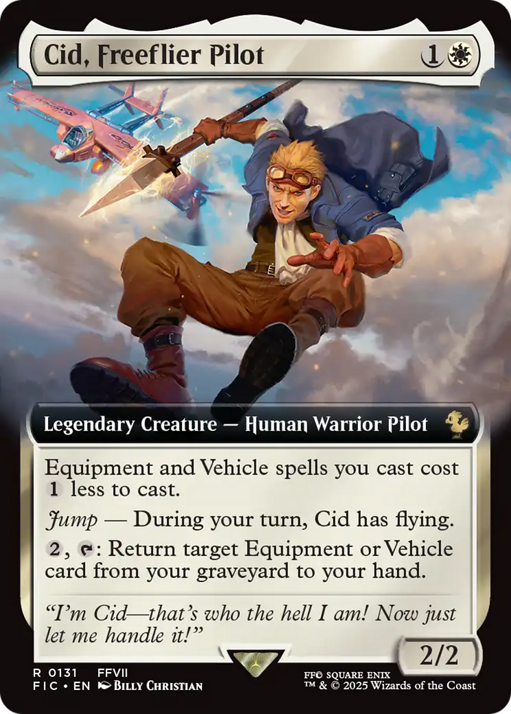 Cid, Freeflier Pilot (Extended Art) [FINAL FANTASY Commander] | Tabernacle Games