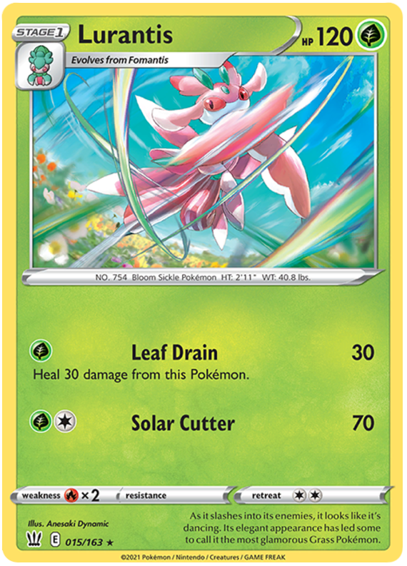 Lurantis (015/163) [Sword & Shield: Battle Styles] | Tabernacle Games