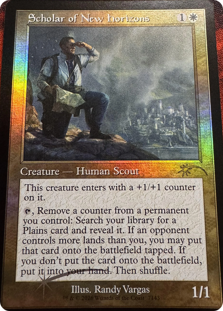 Scholar of New Horizons (Retro Frame) [Secret Lair Drop Series] | Tabernacle Games