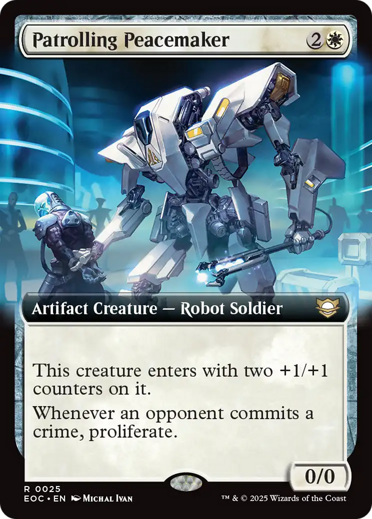 Patrolling Peacemaker (Extended Art) [Edge of Eternities Commander] | Tabernacle Games