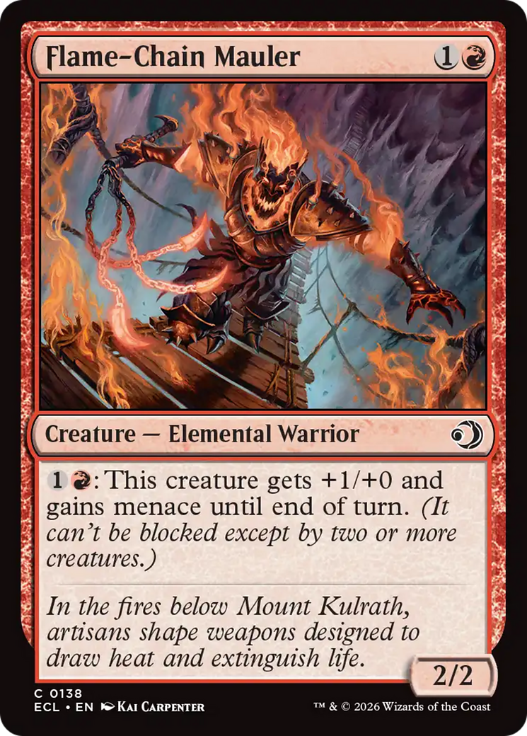 Flame-Chain Mauler [Lorwyn Eclipsed] | Tabernacle Games