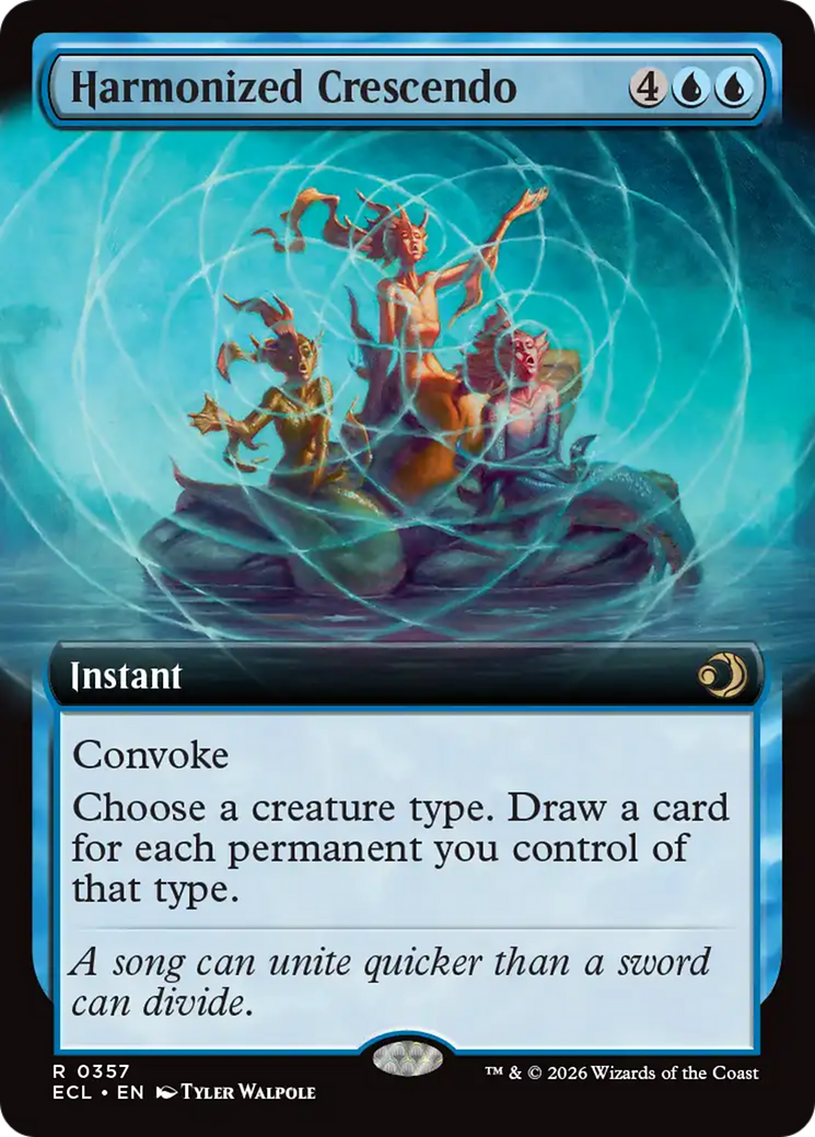 Harmonized Crescendo (Extended Art) [Lorwyn Eclipsed] | Tabernacle Games