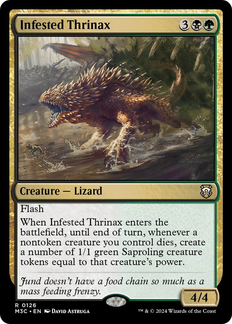 Infested Thrinax [Modern Horizons 3 Commander] | Tabernacle Games