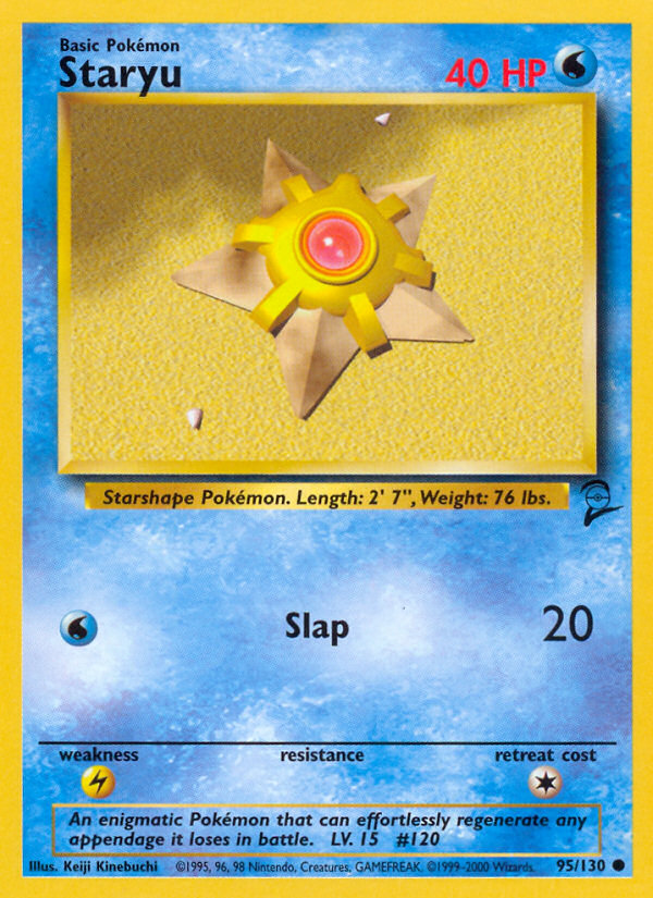 Staryu (95/130) [Base Set 2] | Tabernacle Games