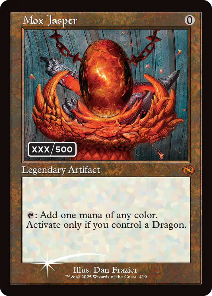 Mox Jasper (Serial Numbered) [Tarkir: Dragonstorm] | Tabernacle Games
