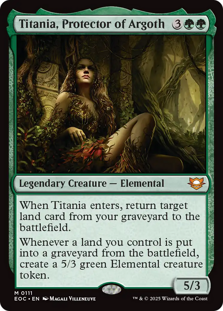 Titania, Protector of Argoth [Edge of Eternities Commander] | Tabernacle Games