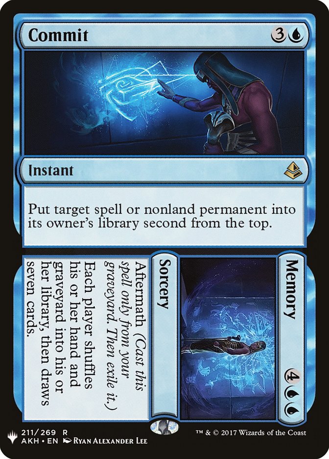 Commit // Memory [The List] | Tabernacle Games