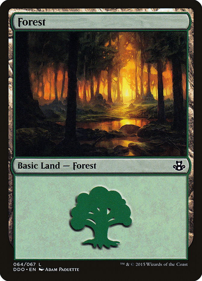 Forest (64) [Duel Decks: Elspeth vs. Kiora] | Tabernacle Games