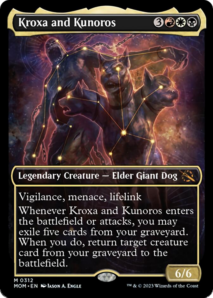 Kroxa and Kunoros (Showcase Planar Booster Fun) [March of the Machine] | Tabernacle Games