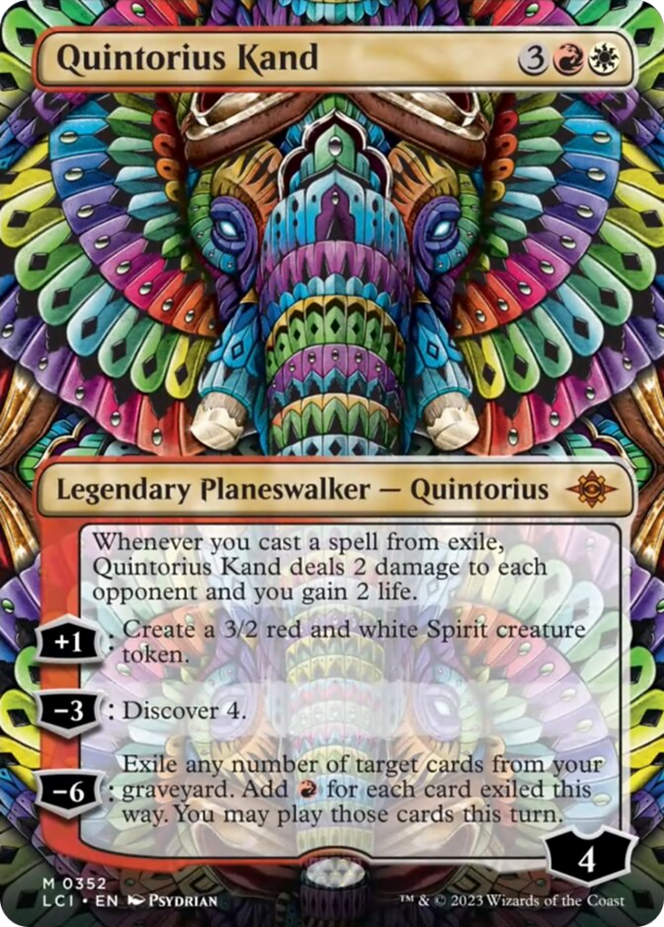 Quintorius Kand (0352) (Borderless) [The Lost Caverns of Ixalan] | Tabernacle Games